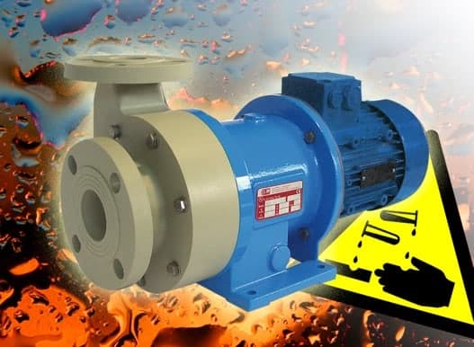 SEALLESS PLASTIC PUMPS SUIT AGGRESSIVE FLUIDS