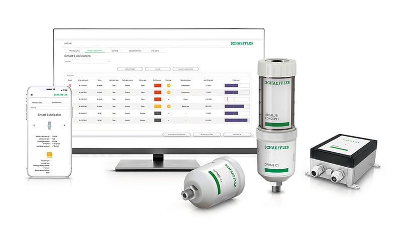 Schaeffler presents OPTIME C1 intelligent relubrication system
